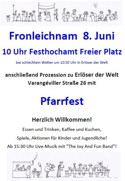 Aktuelle Gottesdiensttermine bitte anklicken